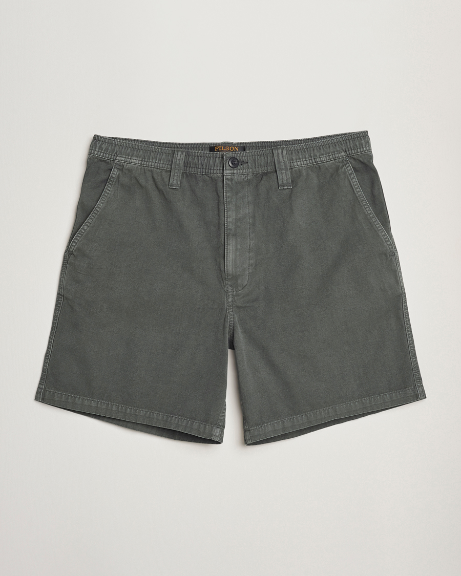 Uomini | Filson Oakville Canvas Shorts Gravel | Filson | Oakville Canvas Shorts Gravel