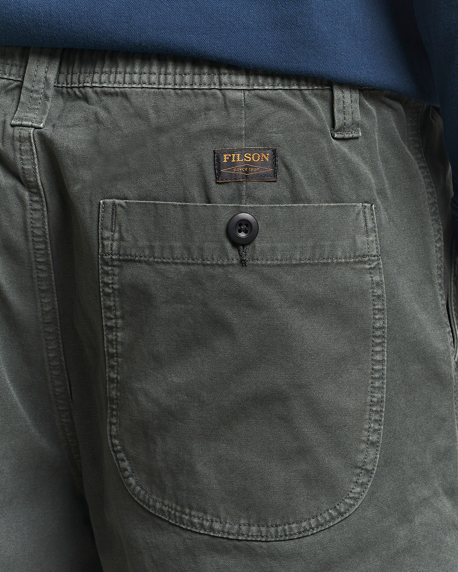 Uomini | Filson Oakville Canvas Shorts Gravel | Filson | Oakville Canvas Shorts Gravel