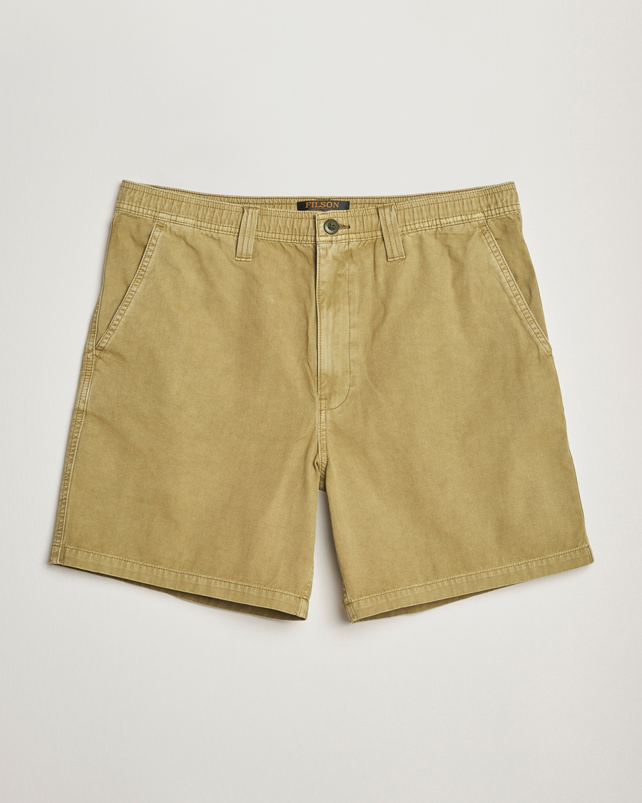 Uomini | Pantaloncini | Filson | Oakville Canvas Shorts Slate Olive