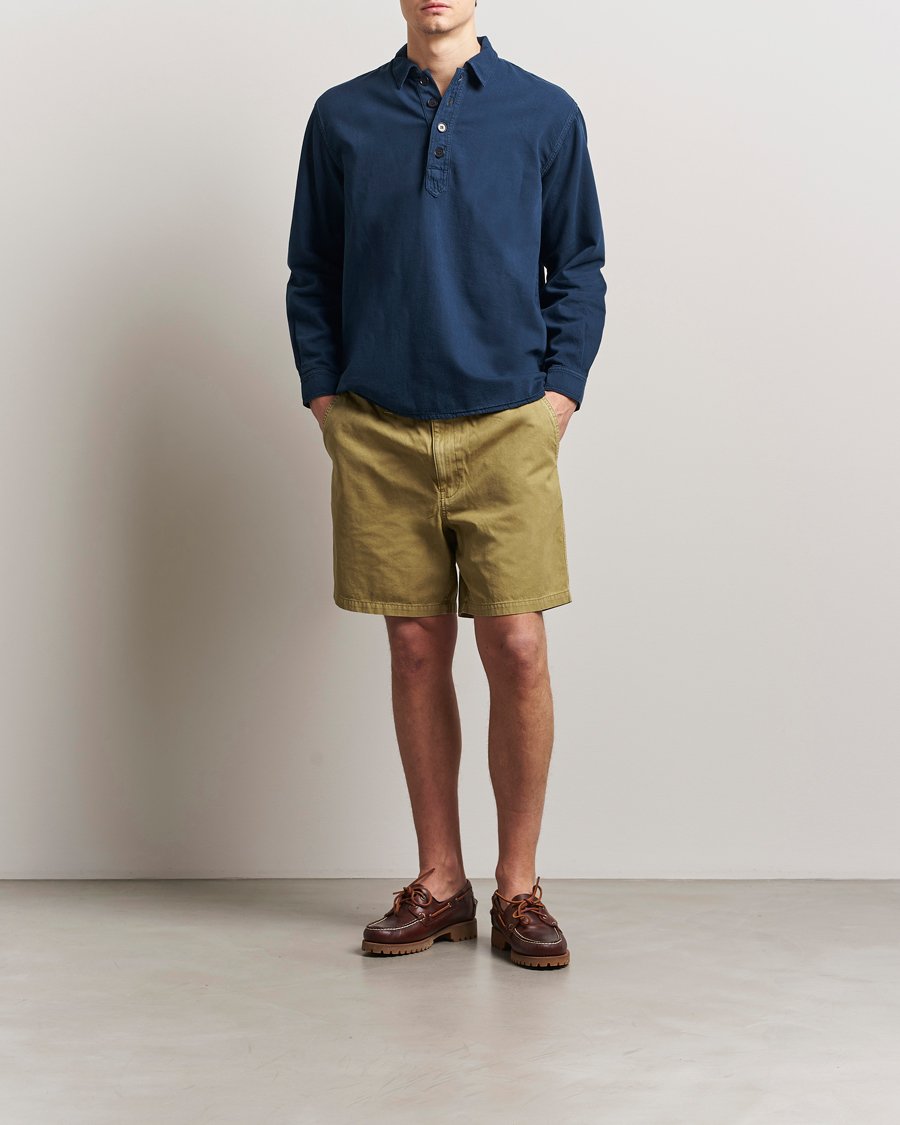 Uomini | Pantaloncini | Filson | Oakville Canvas Shorts Slate Olive