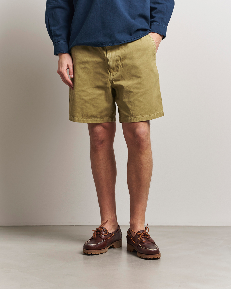 Uomini | Pantaloncini | Filson | Oakville Canvas Shorts Slate Olive