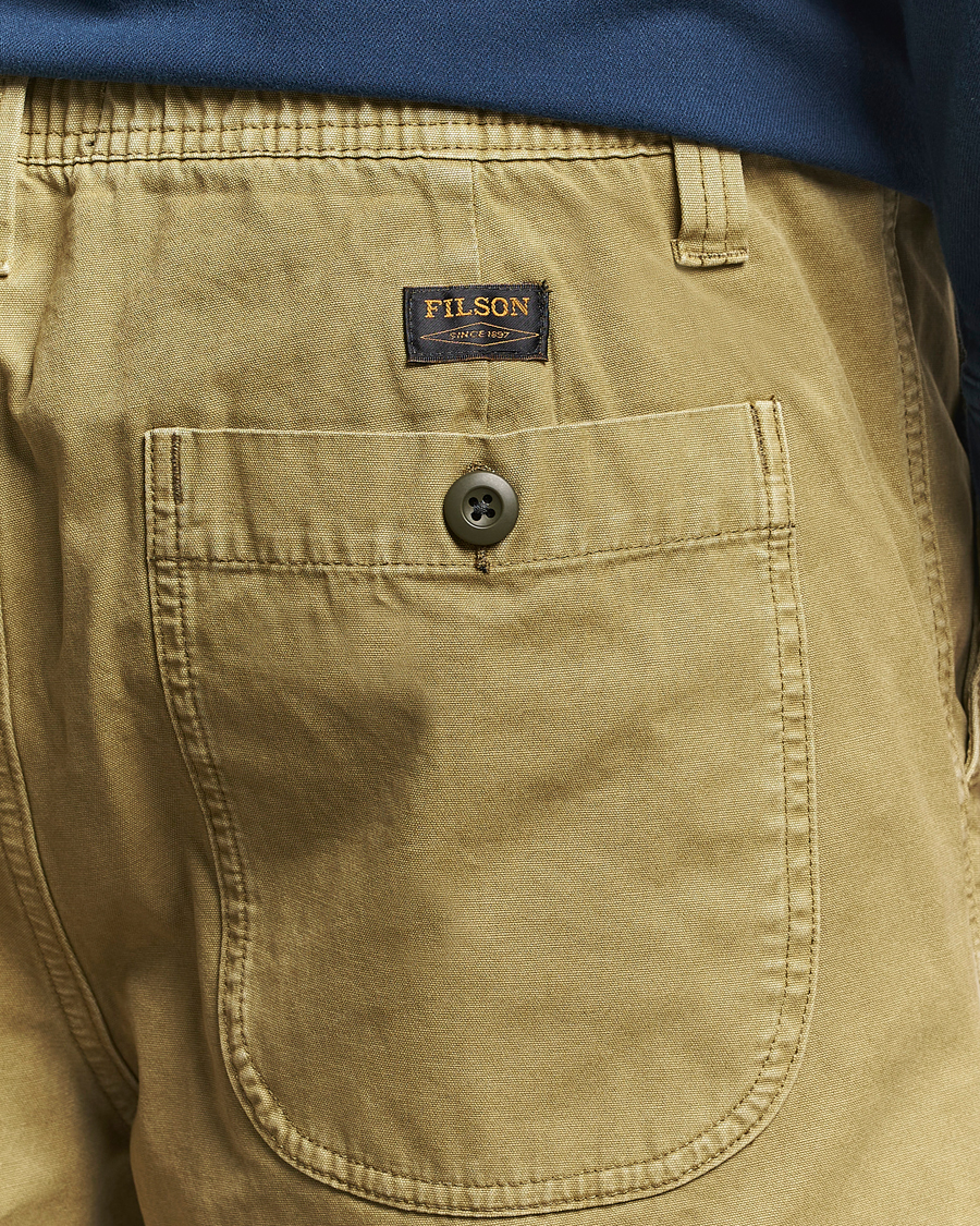 Uomini | Pantaloncini | Filson | Oakville Canvas Shorts Slate Olive