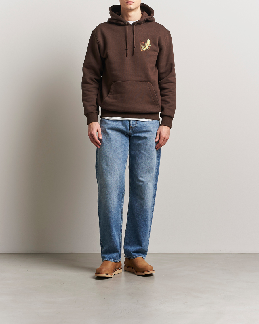 Uomini | Maglieria | Filson | Prospector Hoodie Dark Brown