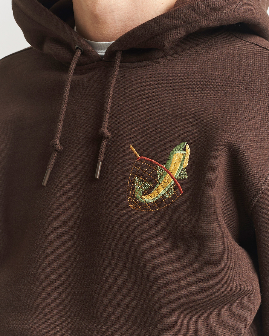 Uomini | Maglieria | Filson | Prospector Hoodie Dark Brown