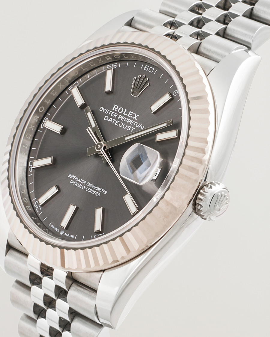 Uomini | Rolex Pre-Owned Datejust 41 Rhodium | Rolex Pre-Owned | Datejust 41 Rhodium