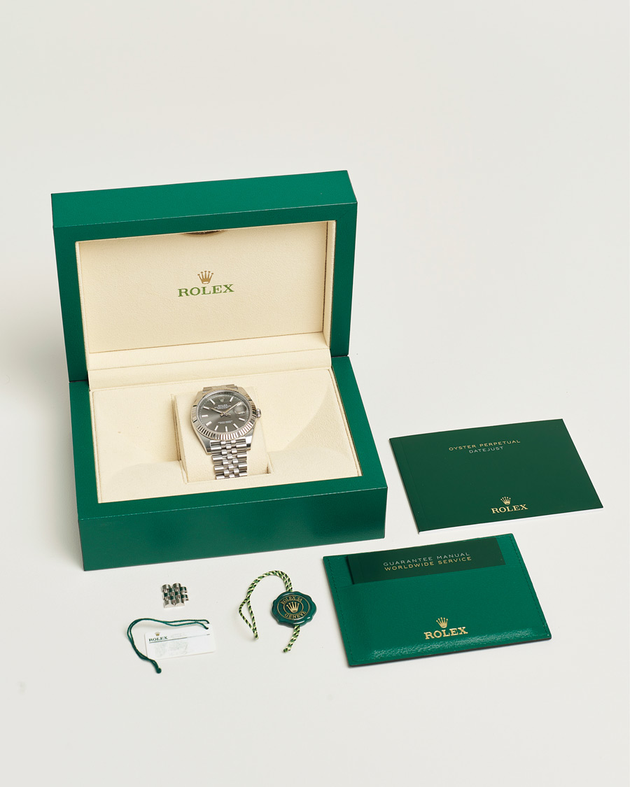 Uomini | Rolex Pre-Owned Datejust 41 Rhodium | Rolex Pre-Owned | Datejust 41 Rhodium