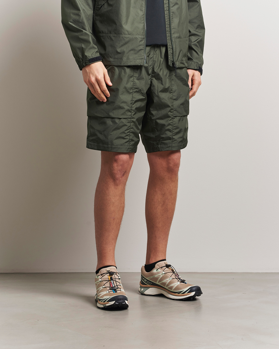 Uomini | Pantaloncini | Goldwin | Rip-Stop Cargo Shorts Dark Olive