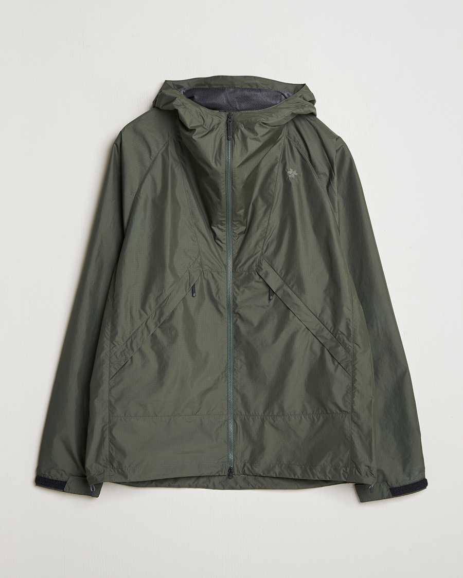 Uomini | Giacche | Goldwin | Rip-Stop Hooded Jacket Dark Olive