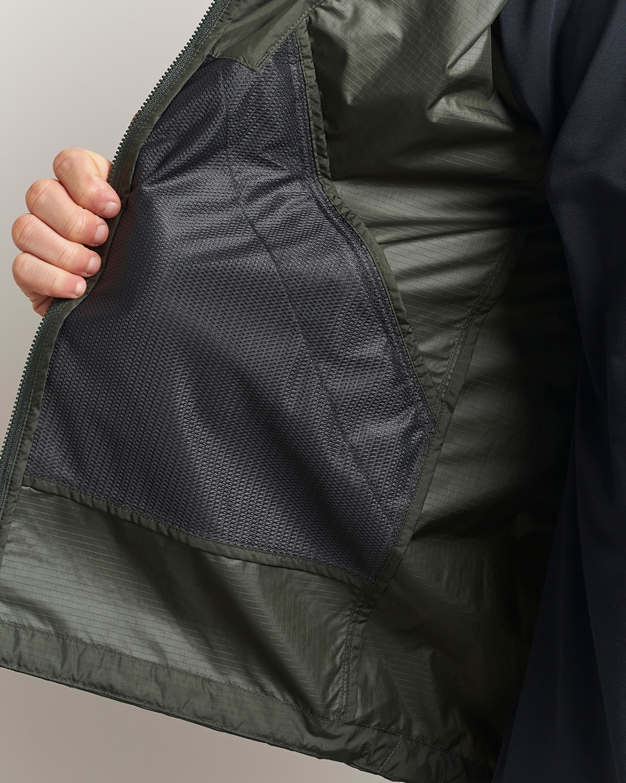 Uomini | Giacche | Goldwin | Rip-Stop Hooded Jacket Dark Olive
