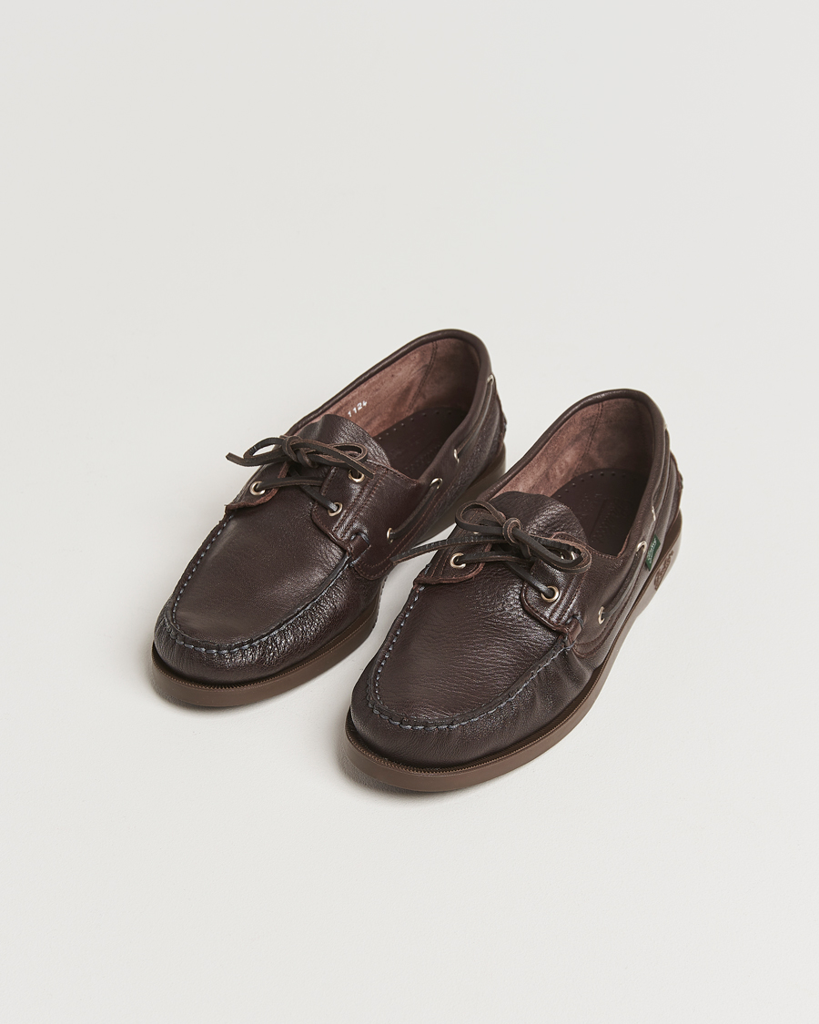 Uomini | Scarpe da barca | Paraboot | Barth Boat Shoe Marron Deerskin
