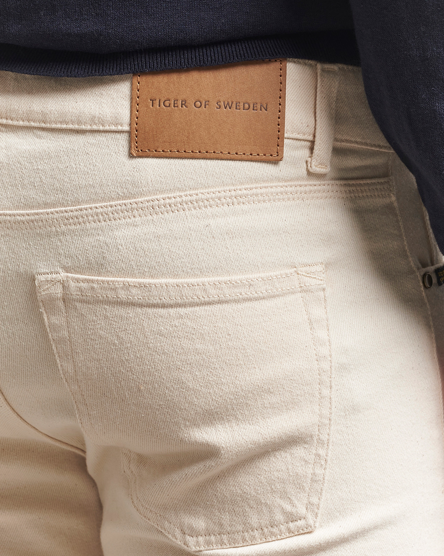 Uomini | Jeans | Tiger of Sweden | Des Jeans Ecru