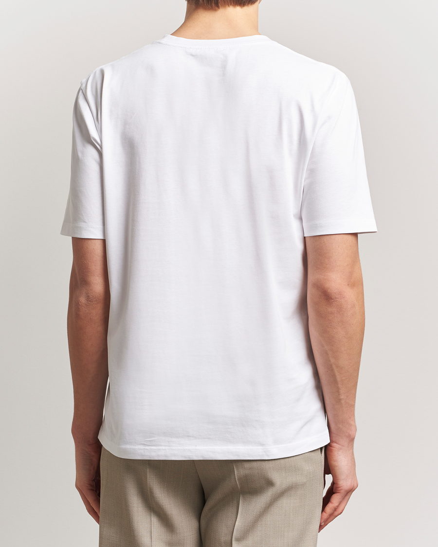 Uomini | T-shirt | Tiger of Sweden | Pro Cotton Logo T-Shirt Pure White