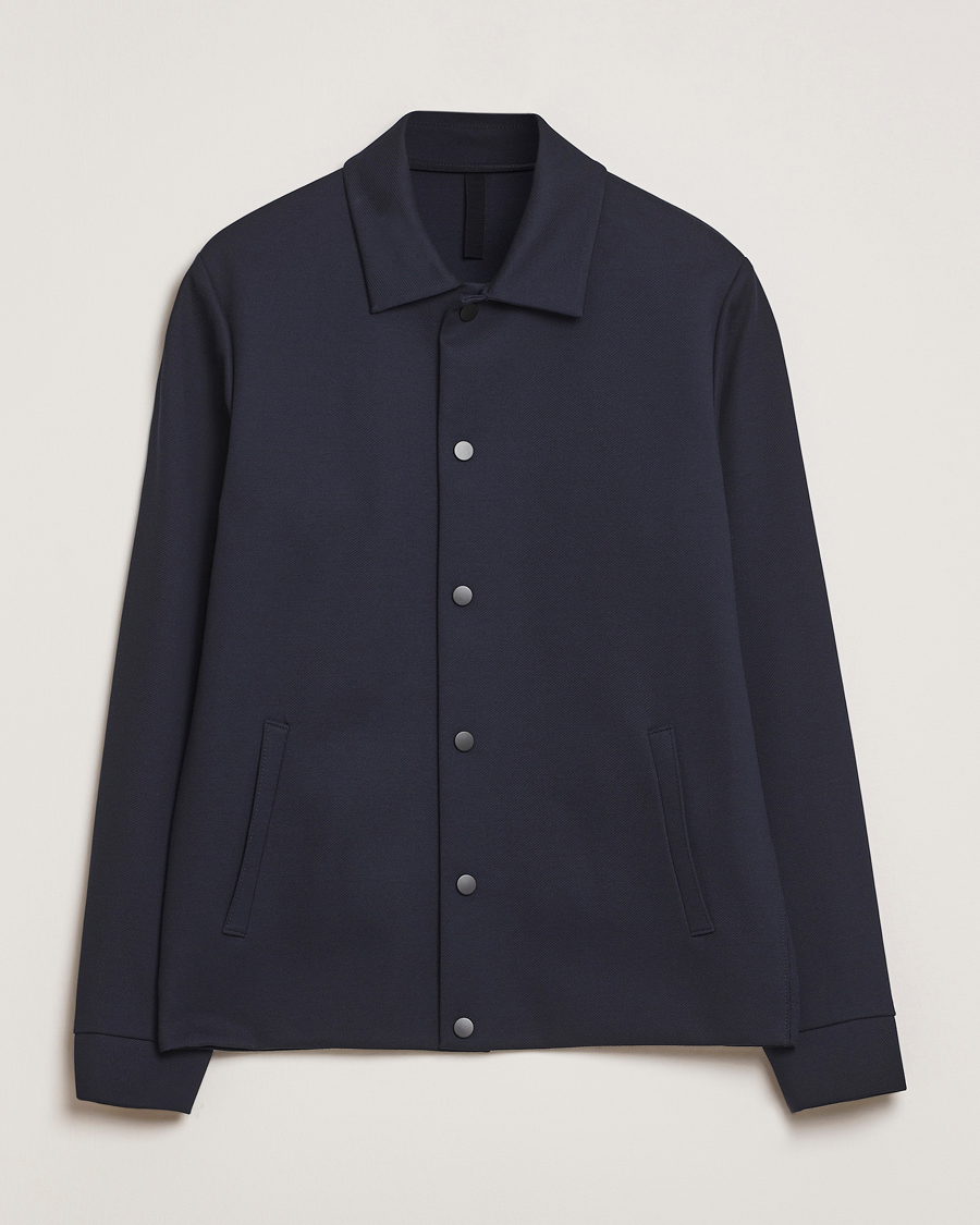 Uomini | Giacche | Harris Wharf London | Loro Piana Cavalry Twill Coach Jacket Navy Blue