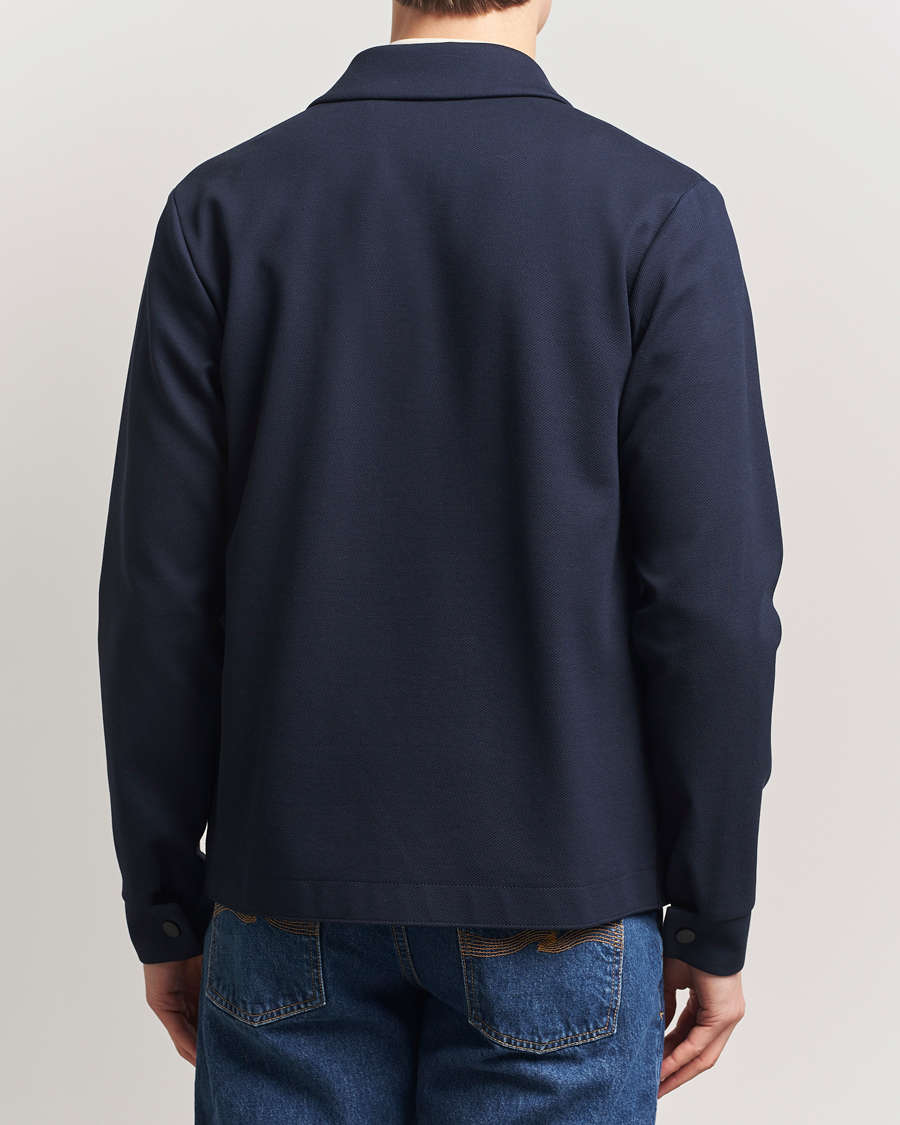 Uomini | Giacche | Harris Wharf London | Loro Piana Cavalry Twill Coach Jacket Navy Blue