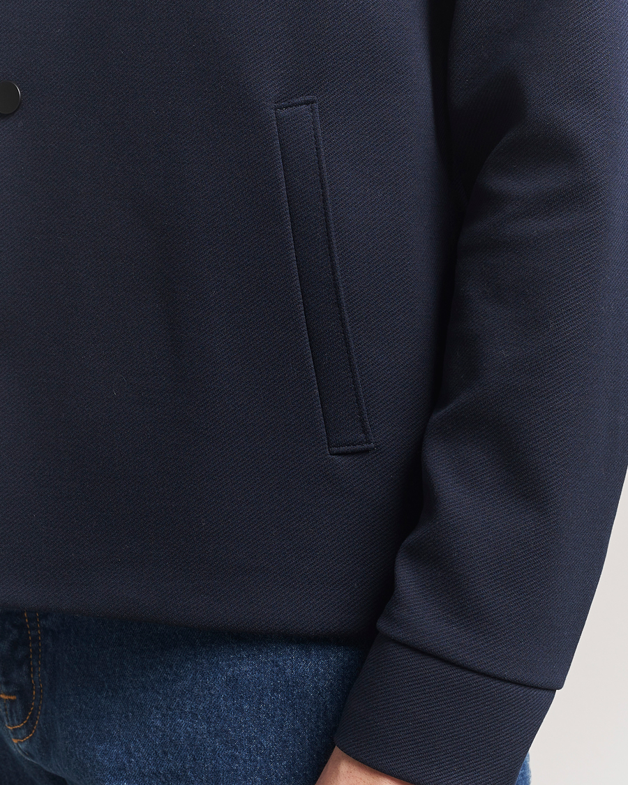 Uomini | Giacche | Harris Wharf London | Loro Piana Cavalry Twill Coach Jacket Navy Blue