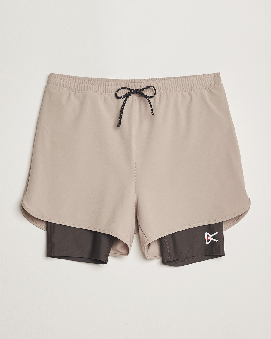 Uomini | Pantaloncini | District Vision | Layered Pocket Trail Shorts Khaki