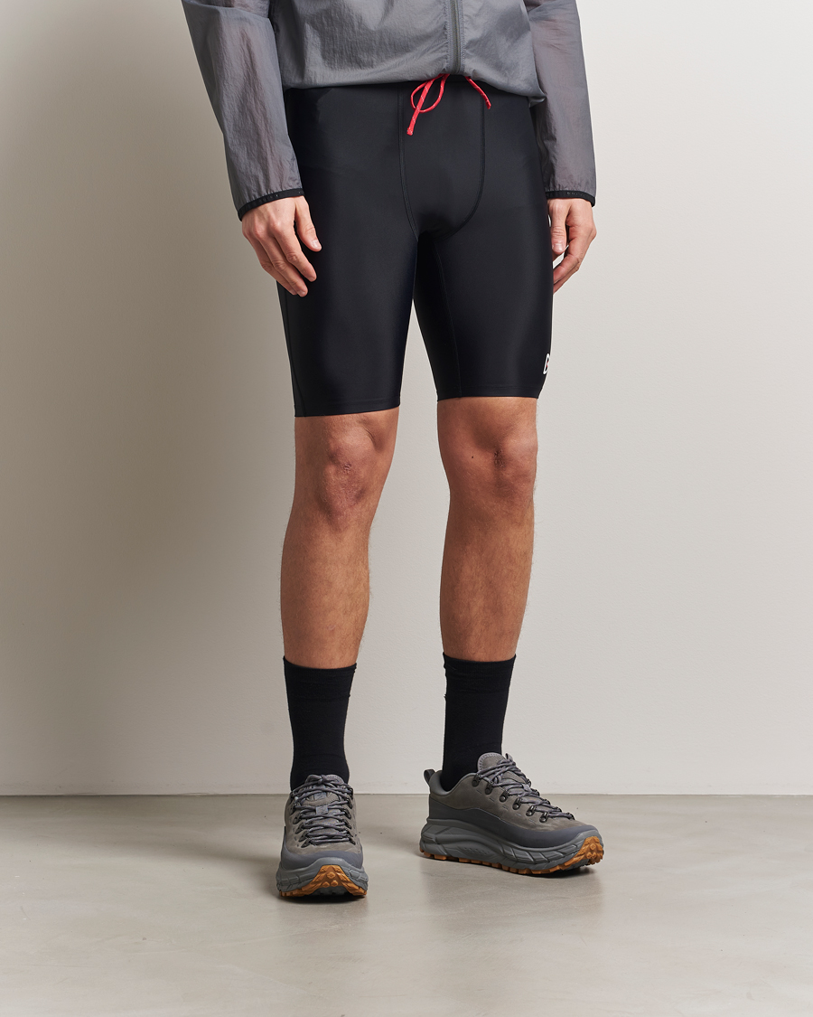Uomini | Pantaloncini | District Vision | 9 Inch Recycled Half Tights Black