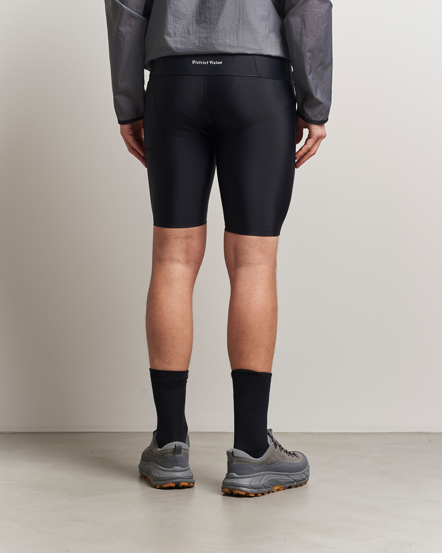 Uomini | Pantaloncini | District Vision | 9 Inch Recycled Half Tights Black
