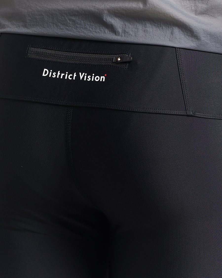 Uomini | Pantaloncini | District Vision | 9 Inch Recycled Half Tights Black