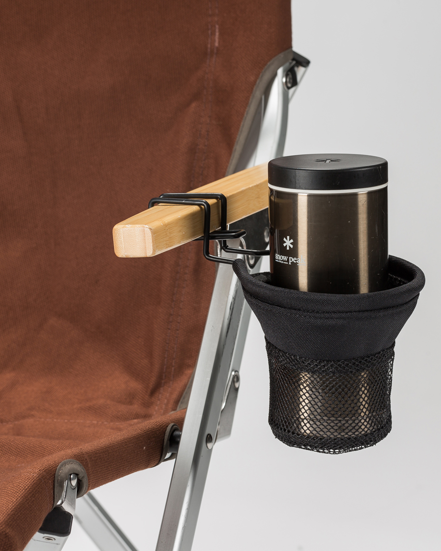 Uomini | Outdoor living | Snow Peak | Low Chair Cup Holder Black