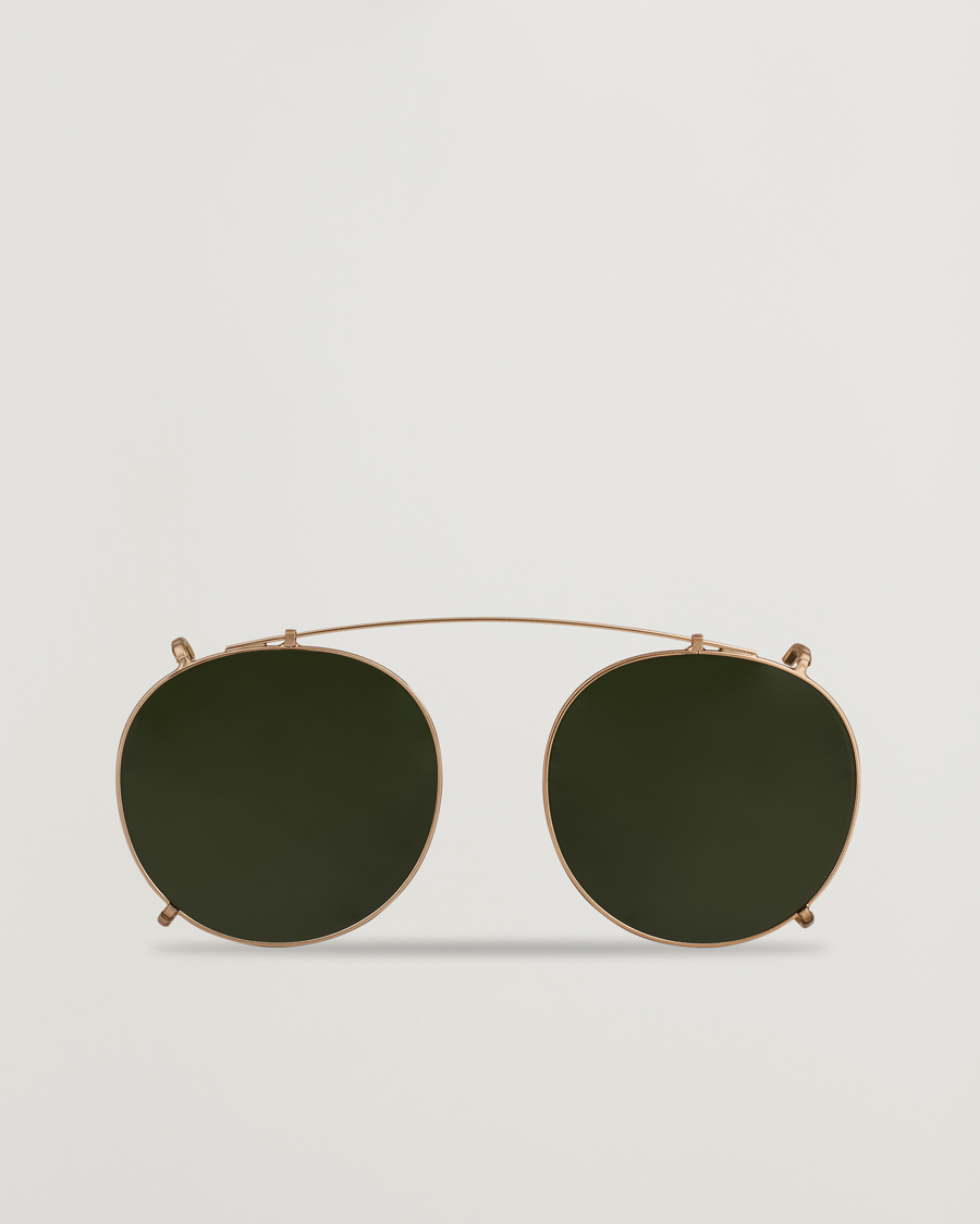 Uomini | TBD Eyewear Clip-ons Gold/Bottle Green | TBD Eyewear | Clip-ons Gold/Bottle Green