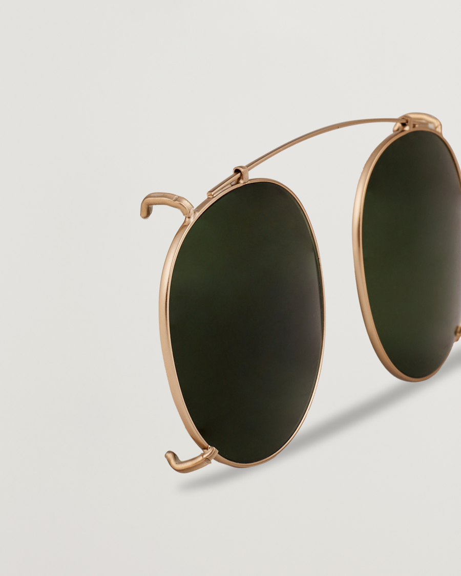 Uomini | TBD Eyewear Clip-ons Gold/Bottle Green | TBD Eyewear | Clip-ons Gold/Bottle Green