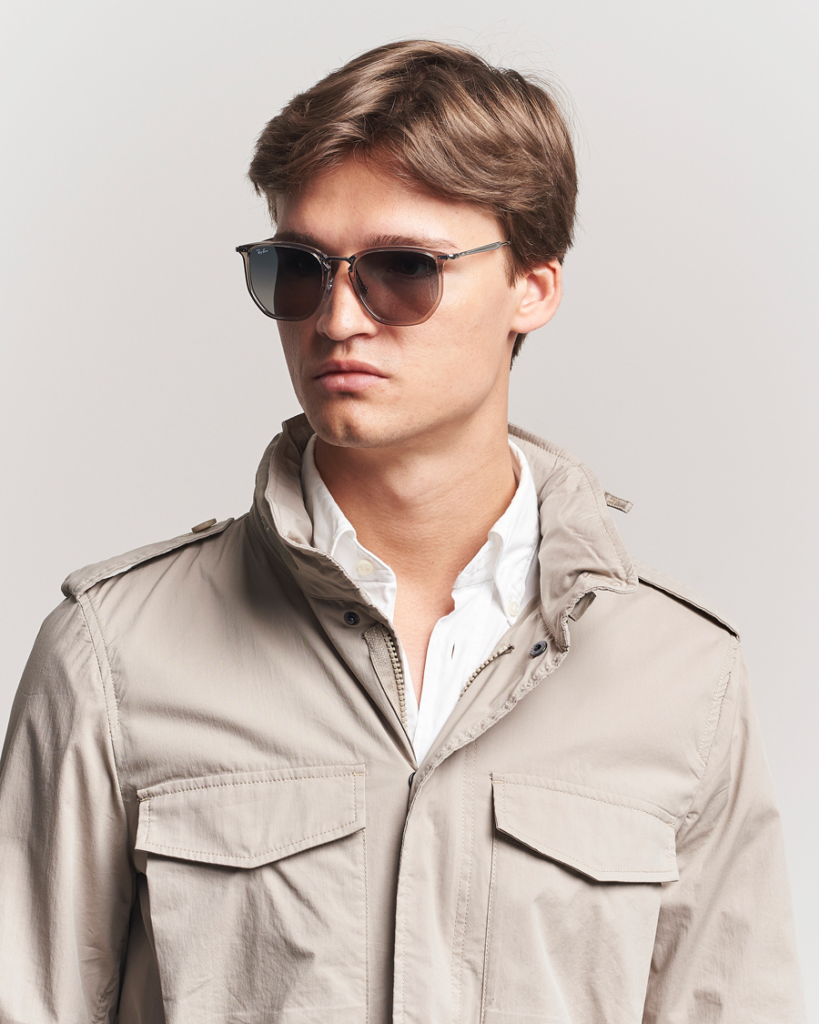 Uomini | Occhiali da sole | Ray-Ban | 0RB4451 Sunglasses Transparent Grey