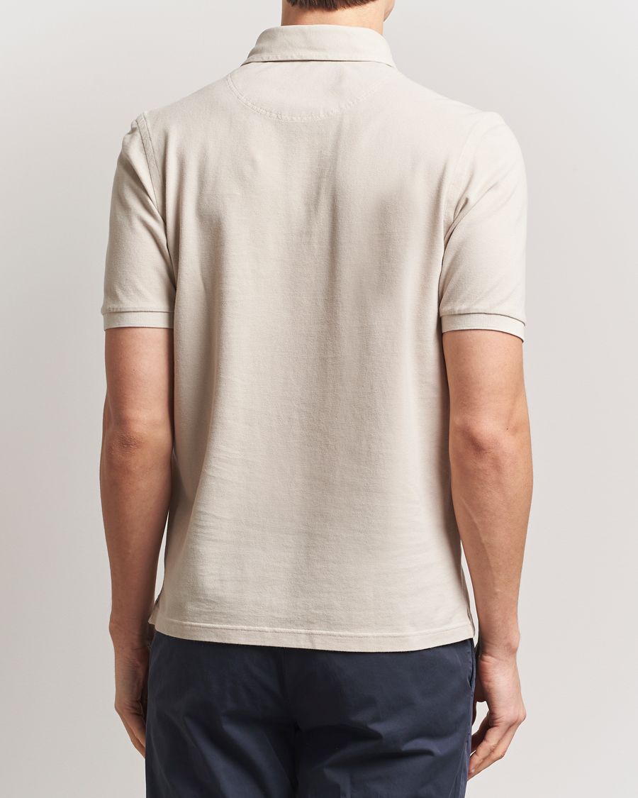 Uomini | Polo | Gran Sasso | Washed Polo Beige Melange