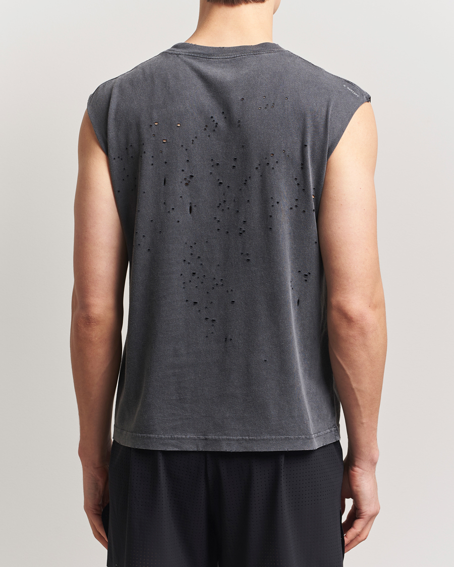 Uomini | T-shirt | Satisfy | MothTech Muscle Tee Aged Black