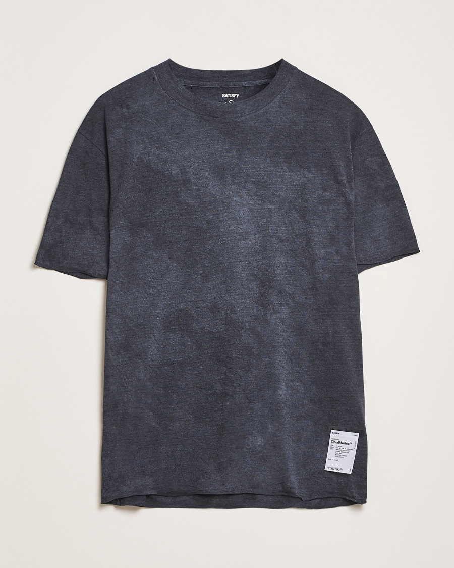 Uomini | T-shirt | Satisfy | CloudMerino Cordura T-Shirt Sun Bleached Black