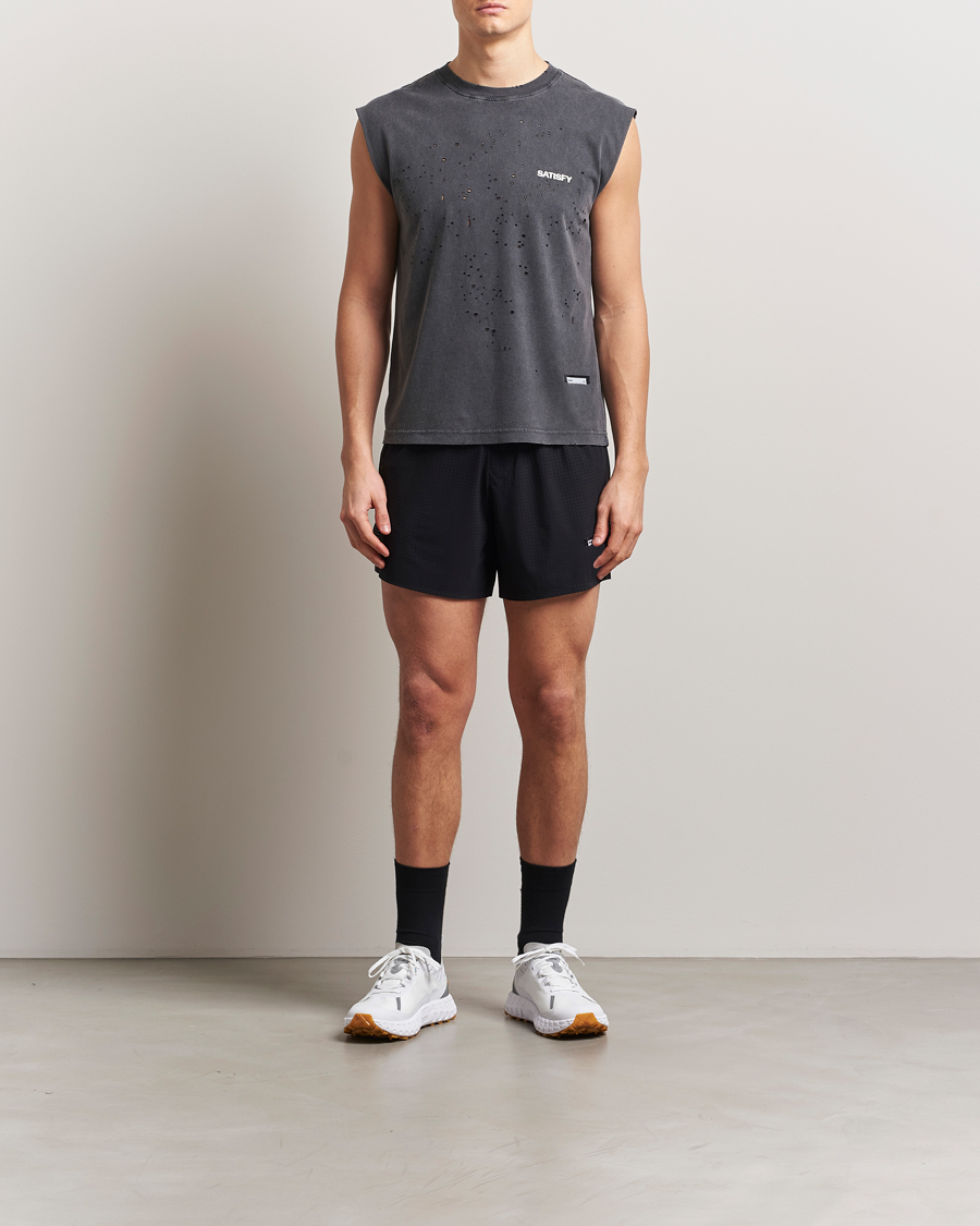 Uomini | Pantaloncini | Satisfy | Space-O 5 Inch Shorts Black