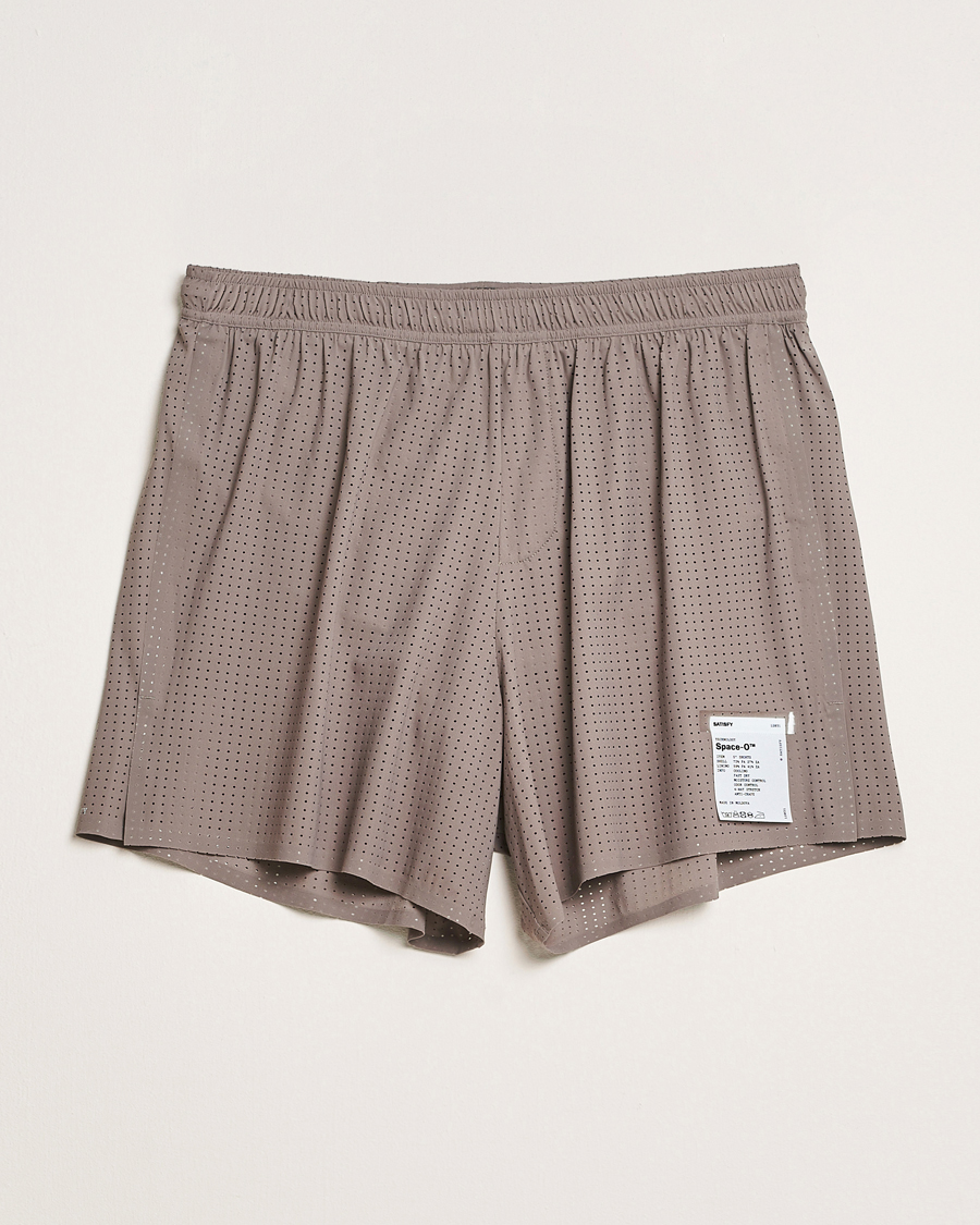 Uomini | Pantaloncini | Satisfy | Space-O 5 Inch Shorts Taupe