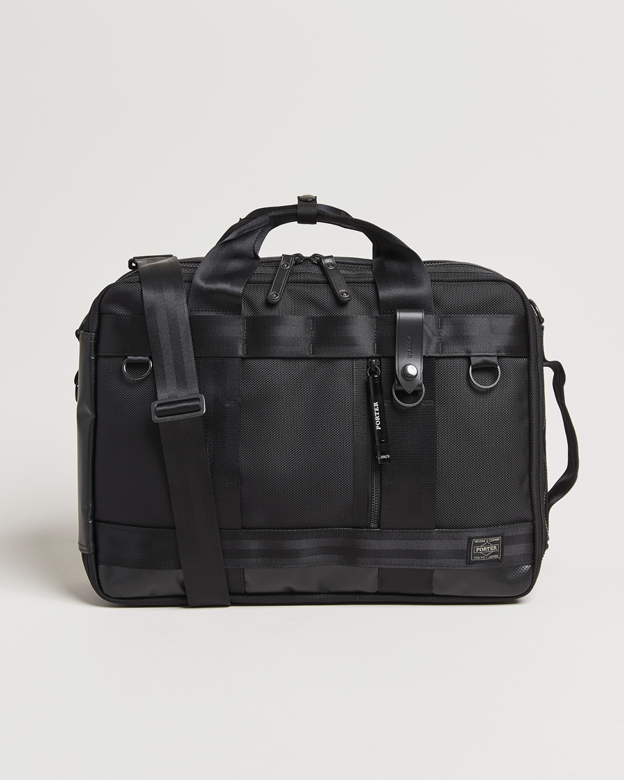 Uomini | Borse | Porter-Yoshida & Co. | Heat 3Way Briefcase Black