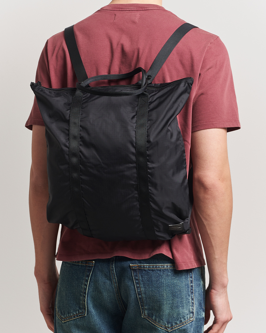 Uomini | Borse | Porter-Yoshida & Co. | Flex 2Way Tote Bag Black