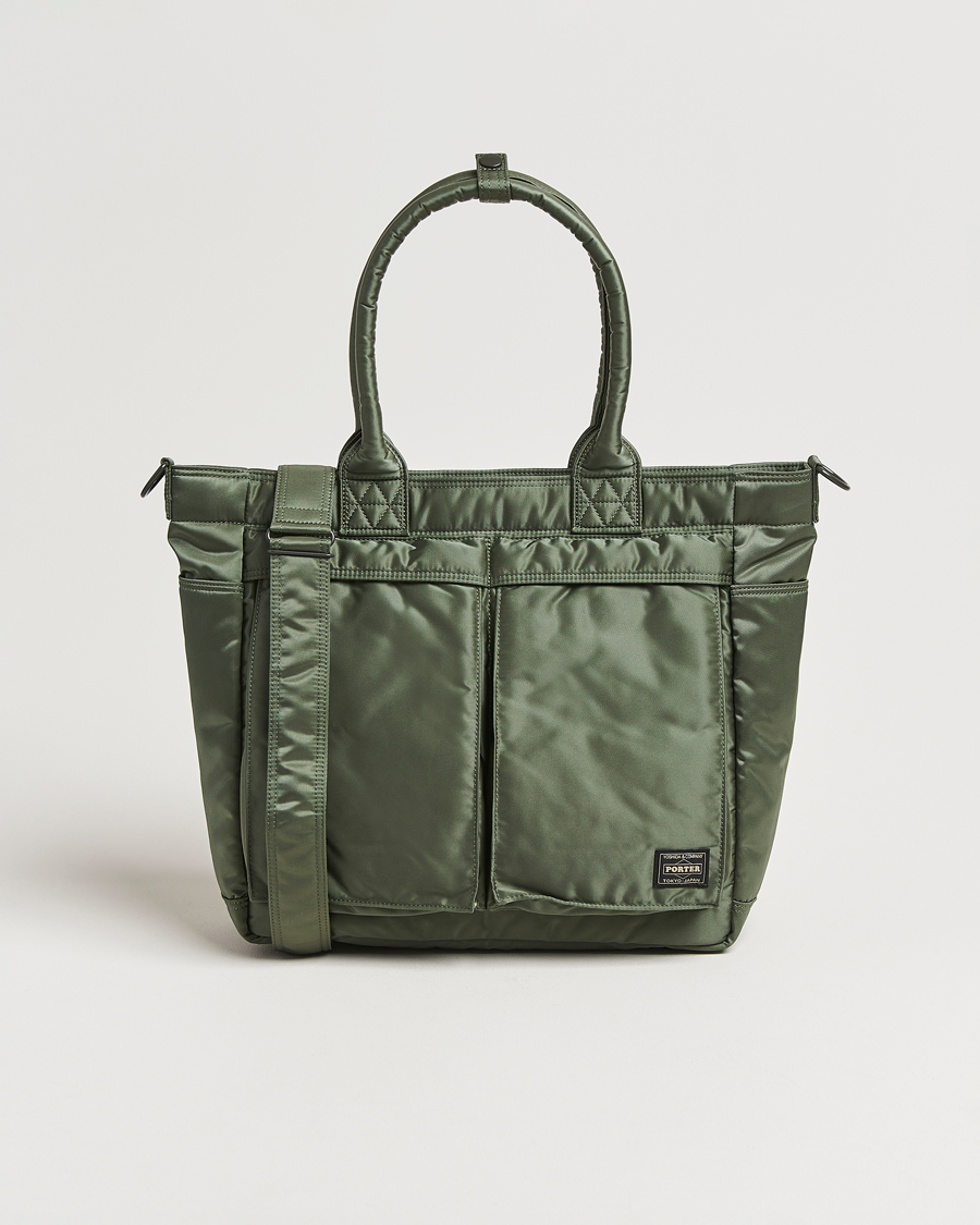 Uomini | Borse | Porter-Yoshida & Co. | Tanker Tote Bag Sage Green