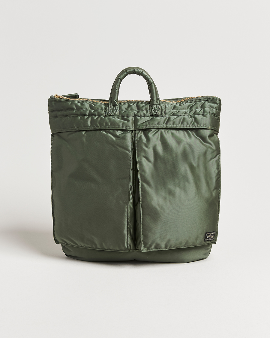Uomini | Borse | Porter-Yoshida & Co. | Tanker Helmet Bag Sage Green