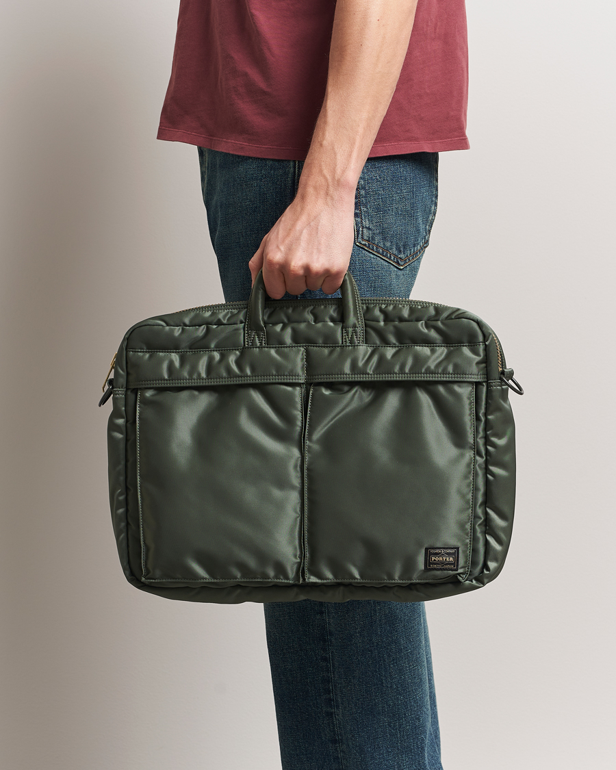 Uomini | Borse | Porter-Yoshida & Co. | Porter-Yoshida & Co.Tanker 2Way Document BagSage Green