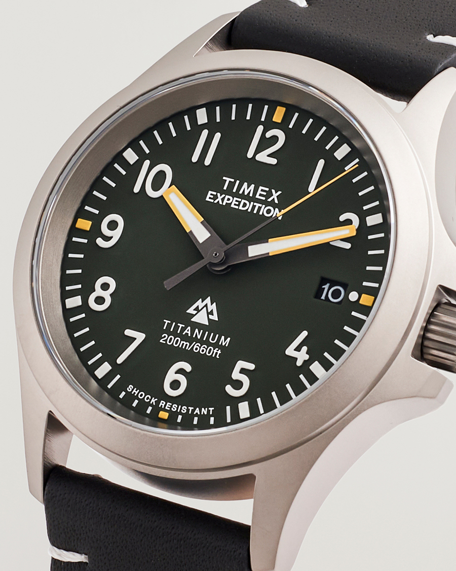 Uomini | Timex Expedition Titanium 38mm Green Dial | Timex | Expedition Titanium 38mm Green Dial
