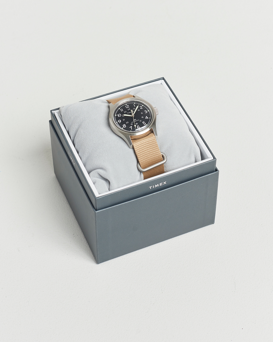 Uomini | Timex MK1 Hand Wind 36mm Tan Black Dial | Timex | MK1 Hand Wind 36mm Tan Black Dial