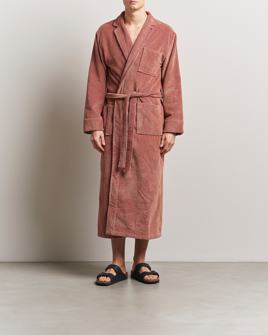 Uomini | OAS Velour Long Robe Roza | OAS | Velour Long Robe Roza