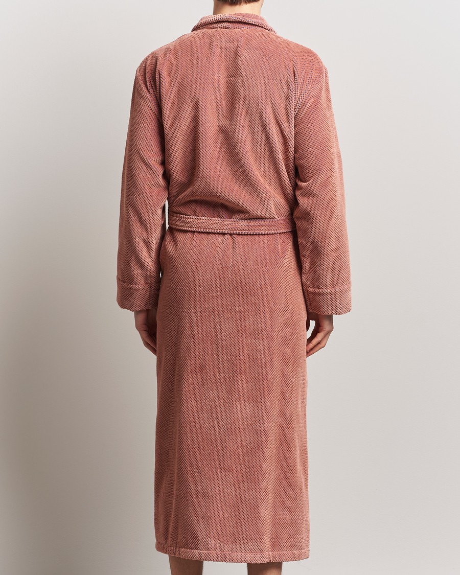 Uomini | OAS Velour Long Robe Roza | OAS | Velour Long Robe Roza