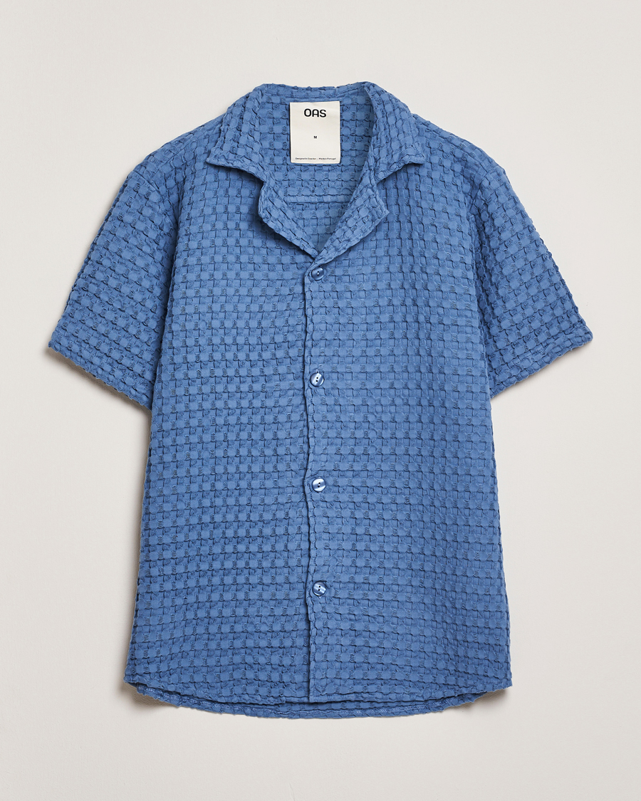 Uomini | Camicie | OAS | Cuba Waffle Shirt Coronet