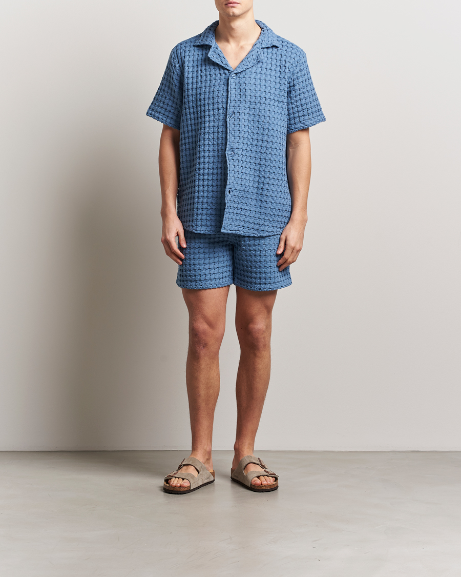 Uomini | Camicie | OAS | Cuba Waffle Shirt Coronet