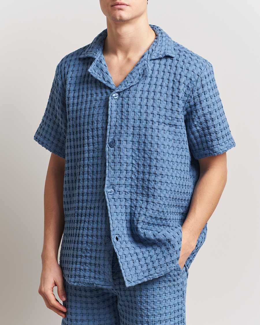 Uomini | Camicie | OAS | Cuba Waffle Shirt Coronet