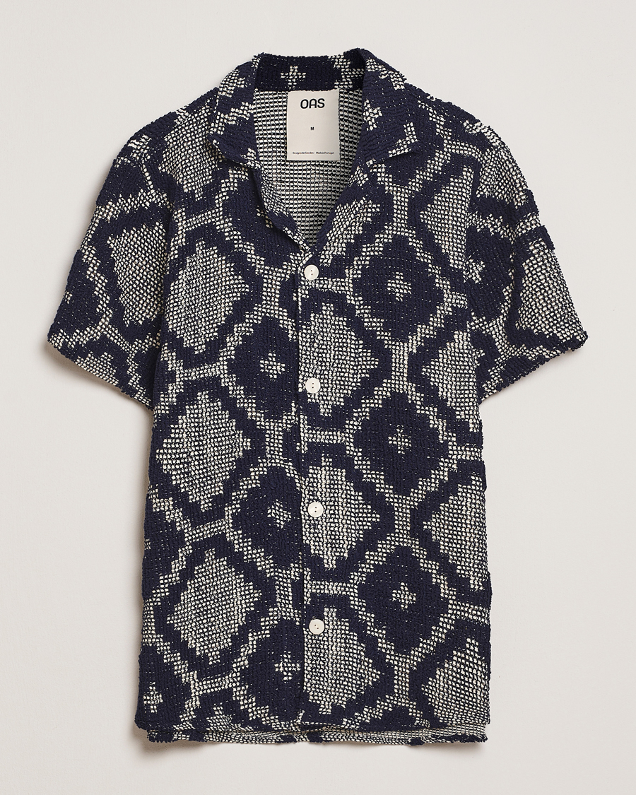 Uomini | Camicie | OAS | Cuba Crochet Shirt Trastevere
