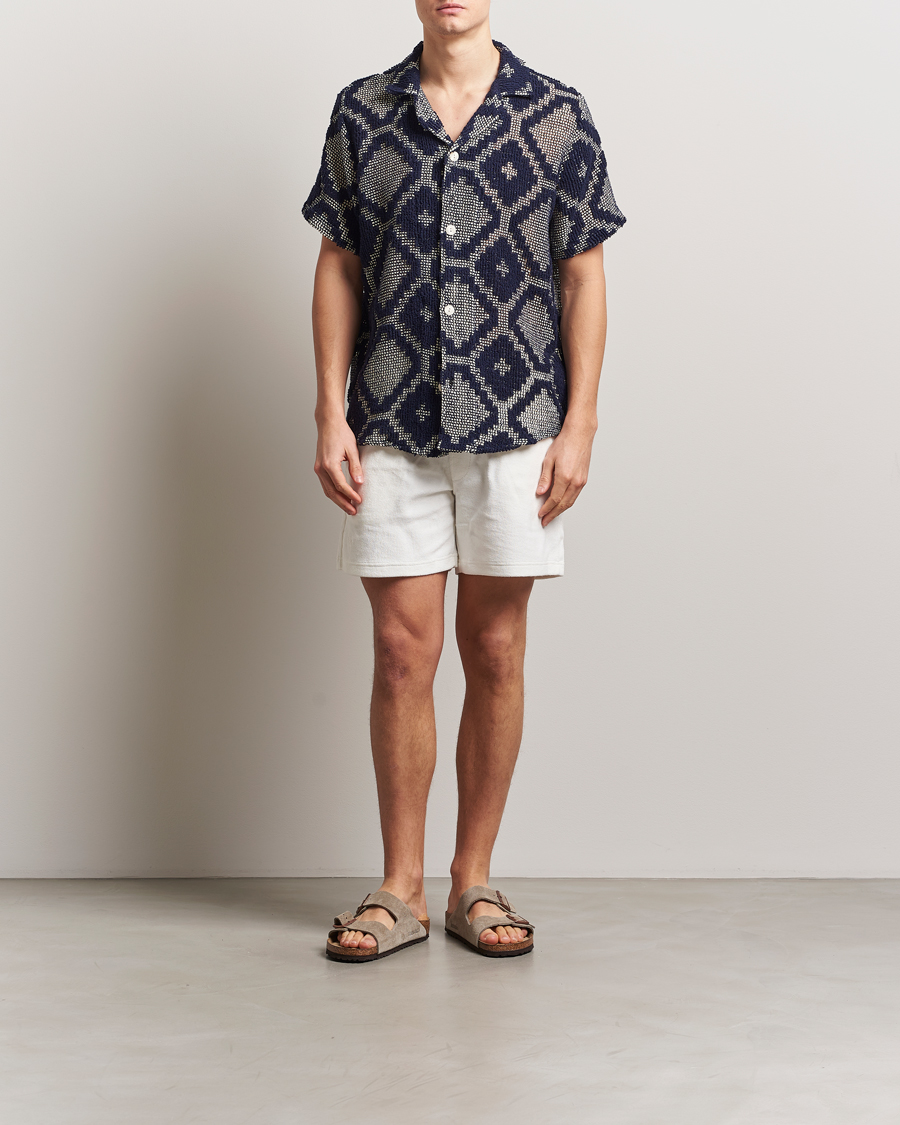 Uomini | Camicie | OAS | Cuba Crochet Shirt Trastevere