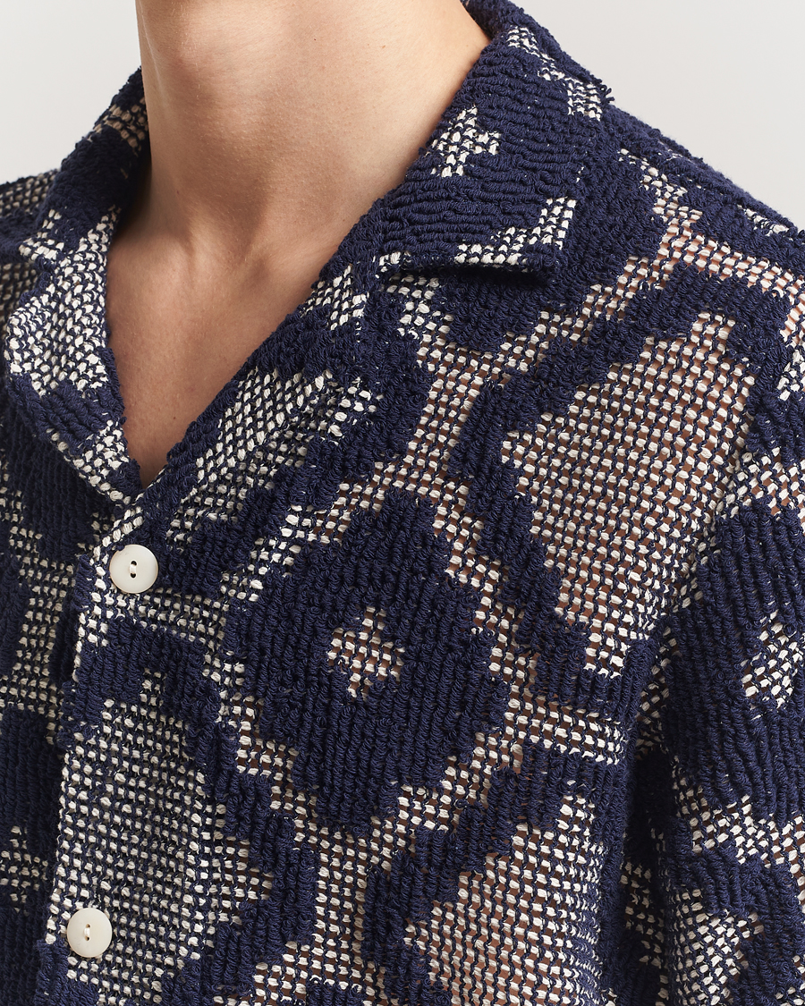 Uomini | Camicie | OAS | Cuba Crochet Shirt Trastevere