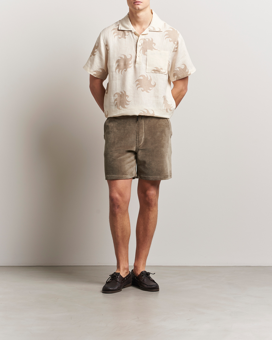 Uomini | Pantaloncini | OAS | Velour Shorts Morel