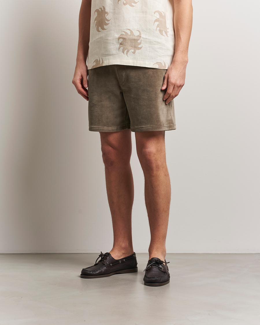 Uomini | Pantaloncini | OAS | Velour Shorts Morel