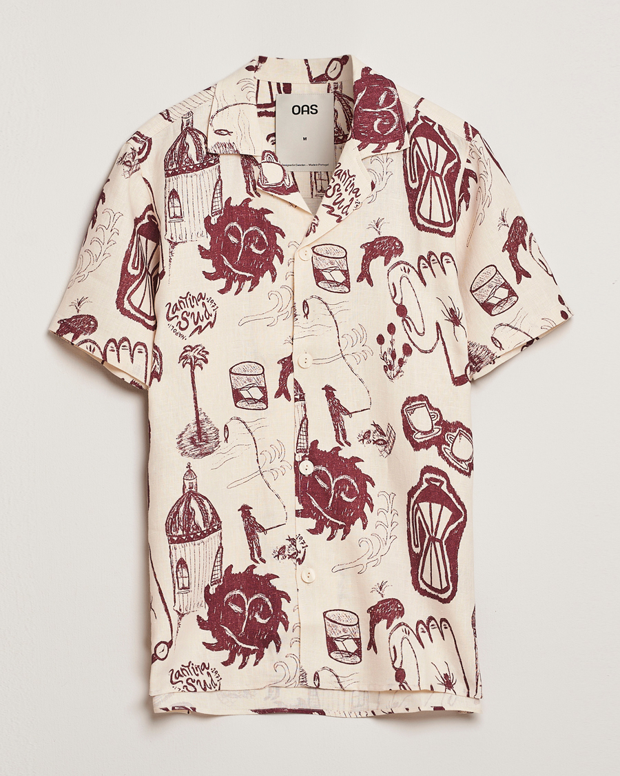 Uomini | Camicie | OAS | Cuba Linen Shirt Cantina